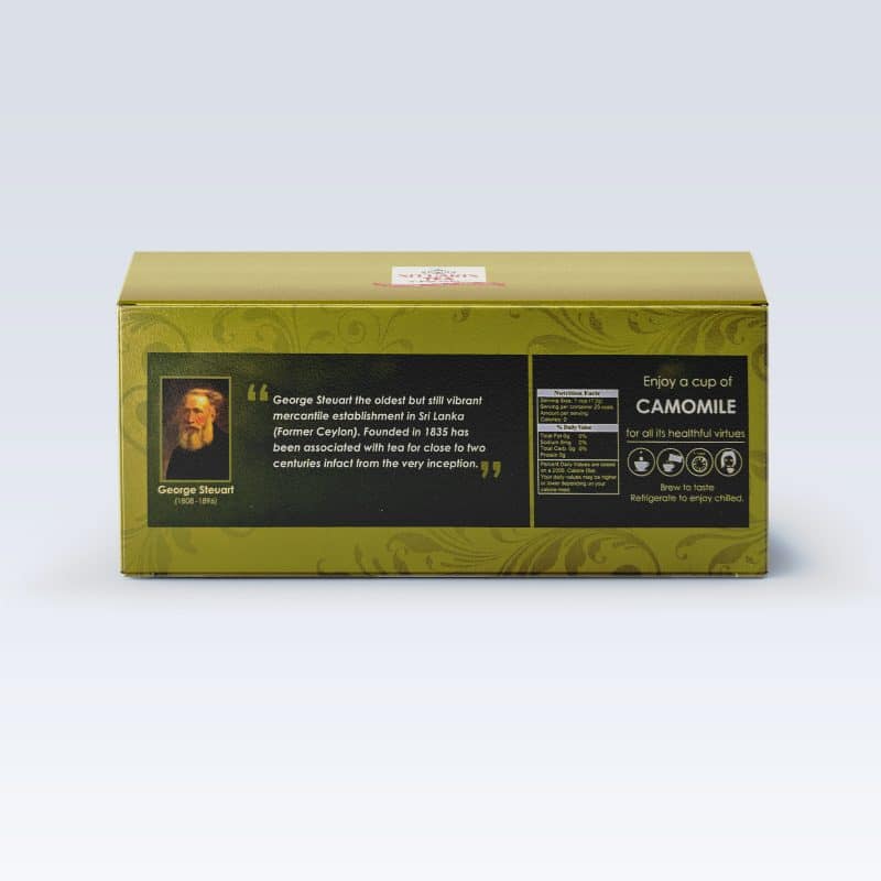 Chamomile Tea 25 bags back